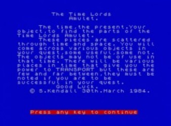 Amulet, The (1985)(Sentient Software) Rom